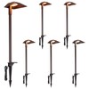 LEONLITE 5CCT Anti-Glare Low Voltage Pathway Lights, 5W Wired 12-24V
