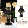 GRIRIW Desktop Chess Sculpture Chic Office Decor Stylish Chess Status