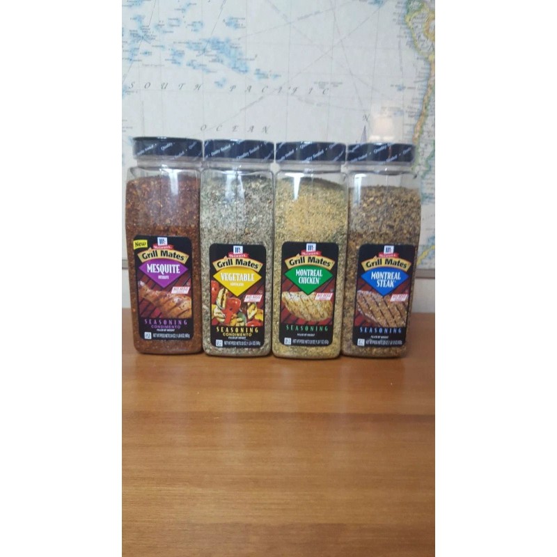 McCormick Grill Mates Spices- Seasonings - Mesquite Seasoning No MSG