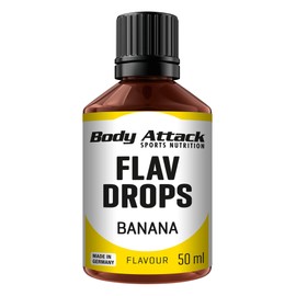 Body Attack Flav-Drops, Aroma for Food, Sugar Free, Calorie Free, Vegan