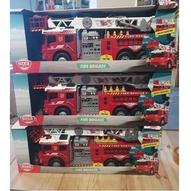 Dickie SOS Fire Brigade 62 cm, Lights, Sounds, Moving Parts, Water Spray, Accessory, Try Me