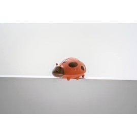 Tikiri Ladybug Garden Friend Fully Enclosed All Rubber Bath Teether Toy