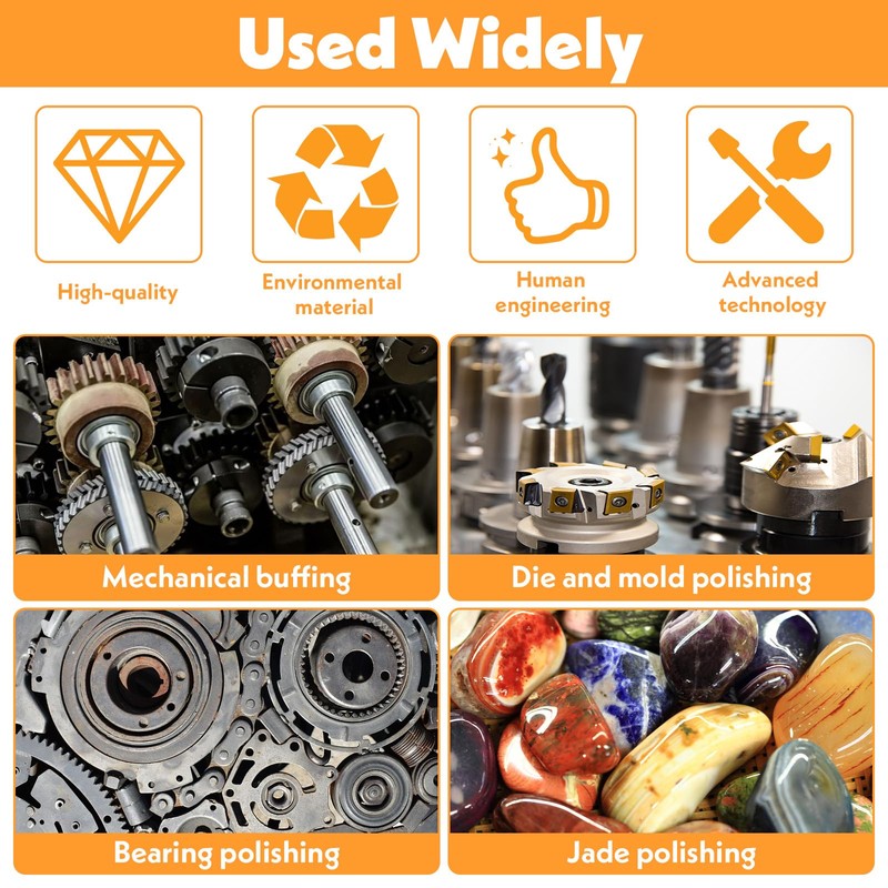 Quilax 24 Chainsaw Sharpening Bits,3 Sizes Titanium Plated High Hardness