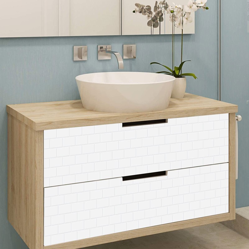 WoStick Peel and Stick Wall Tiles 1.6mm Thick 10 Sheets