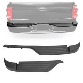 KUAFU Rear Bumper Step Pad Compatible with 2005-2011 Dodge Ram Dakota Mitsubishi Raider 55077942AA 55077943AA CH1191106 CH1191107 Black Pair