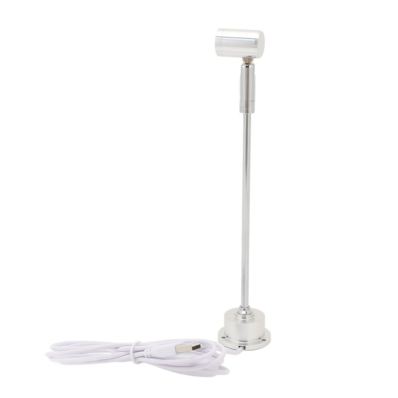 Standing Cabinet Spotlight USB LED Aluminum 1W Adjustable Head Jewelry