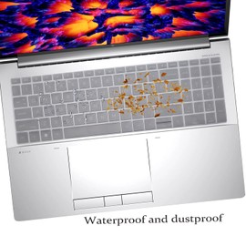 Keyboard Cover for HP ZBook Firefly 16 G9 G10, ZBook Fury 16 G9 G10 G11, ZBook Fury 15 G8, ZBook Firefly 15 G8 Laptop Keyboard Skin-Clear