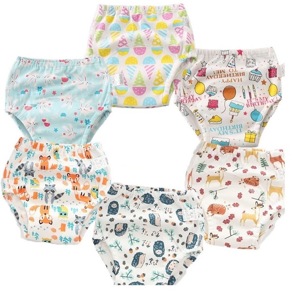 V0043001 Training Pants, Set of 3, 6-Layer Gauze, For Kids,
