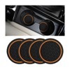 Mandark 4PCS Car Cup Holder Coasters, 2.75 Inch Non-Slip Insert