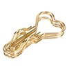 50pcs Heart Pen Clips Plated Metal Pen Holder Clips Small