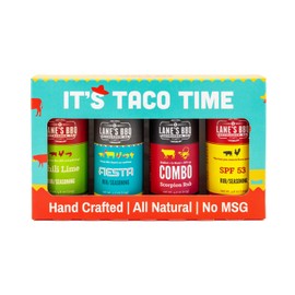 Lane's It's Taco Time Gift Set | 4 Rubs | Gluten-Free | All-Natural