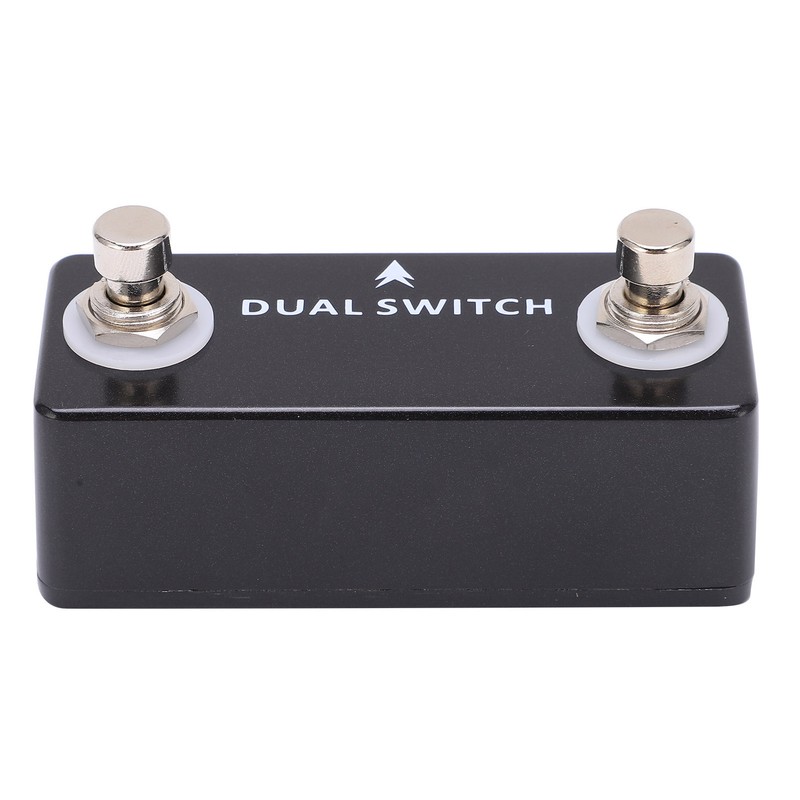 Guitar Foot Switch Pedal Dual Footswitch Tap Momentary Lock Free
