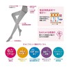 Gunze SABRINA Women's Tights, Warmth, Moisture Absorbent, Heat Generating, Anti-pilling,