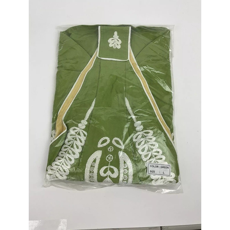 Serena and Lily Baby sling Green Embroidered Boho Scandinavian Large