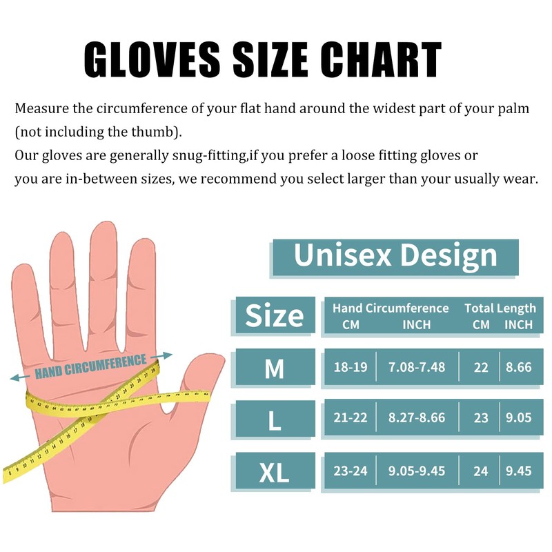 COOYOO Winter Gloves for Women and Men 1/2/3 Pairs,Touch Screen