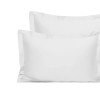 Ty-Group 250 Thread Count White Pillow Shams Set of 2