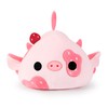 Onsoyours 9 Inch Cow Plush with Strawberry Headwear, Cute Strawberry