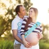 Banda Mom Dad To Be 2 Piezas Boy Girl Baby