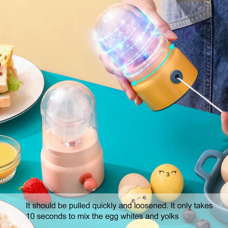 Egg Scrambler Shaker Manual Home Egg Spinner Egg Yolk White