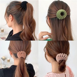 6PCS Bird Nest Magic Hair Clips for Women, Vintage Bird Nest Hair Clips, Large Hair Bun Ponytail Holders for Women Curly Thick Hair Accessories