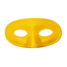 WIDMANN 63874 - Unisex Child Domino Mask, Venetian Carnival, Theme Parties, One Size, Yellow Color