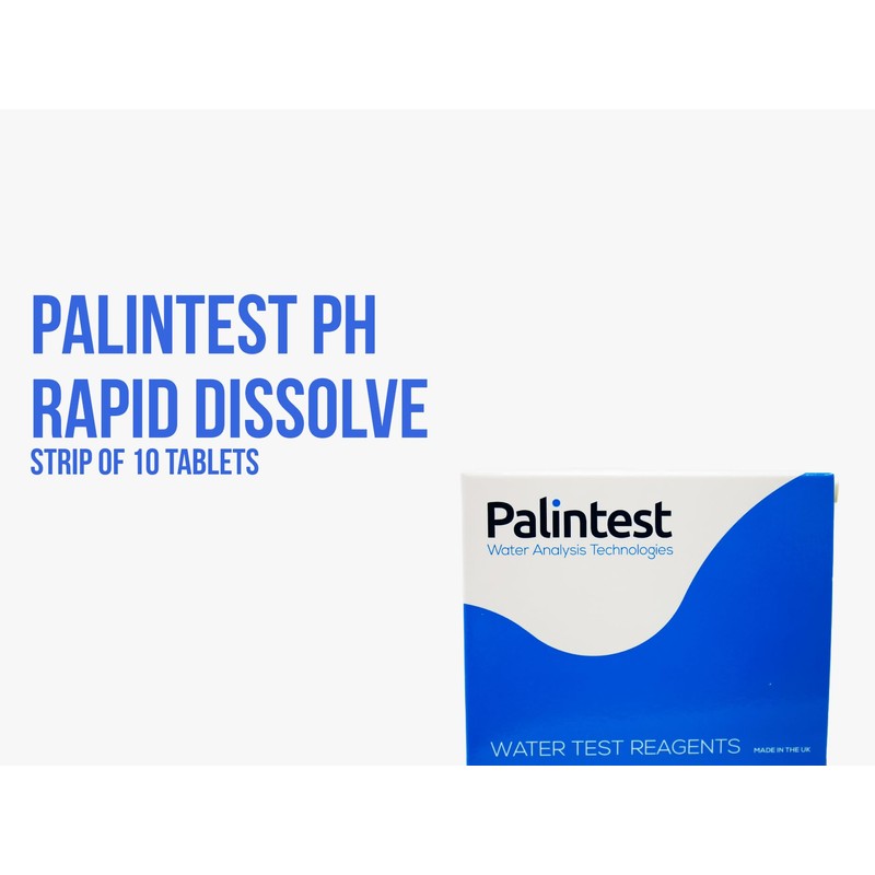 TEST ALL WATER - Palintest pH Rapid Dissolve Tablets |