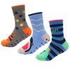 Sock Stack 3 Pairs Boys Girls Kids Slipper Socks Non