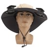 Detachable Sun Fan Hat 3 Speeds Adjustable UPF50 Breathable Wide