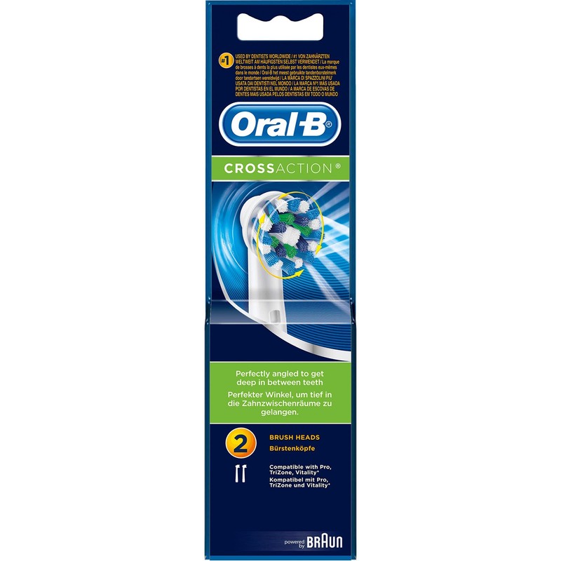 Oral-B Oral B Toothbrush Refills Cross Action