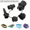 Keenso Air Valve Adapter, Leak-proof Kayak Air Valve Connector Multi-function