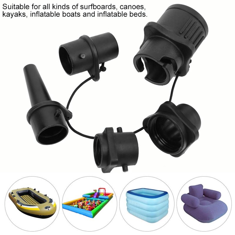 Keenso Air Valve Adapter, Leak-proof Kayak Air Valve Connector Multi-function