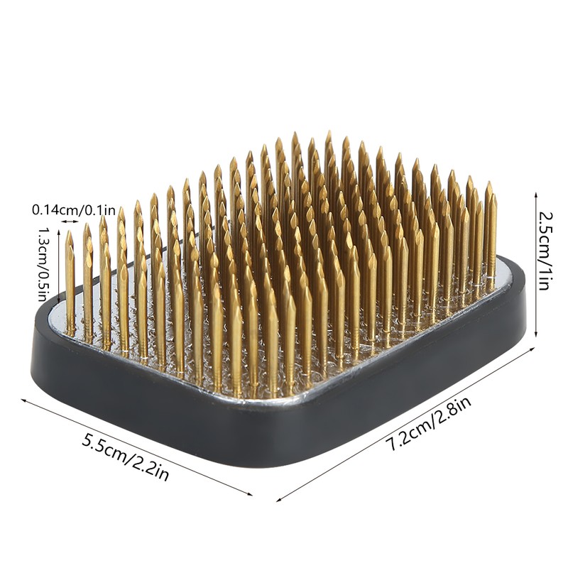 Dense Copper Needle Practical Kenzan Flower Arrangement Needle Pin Accessory