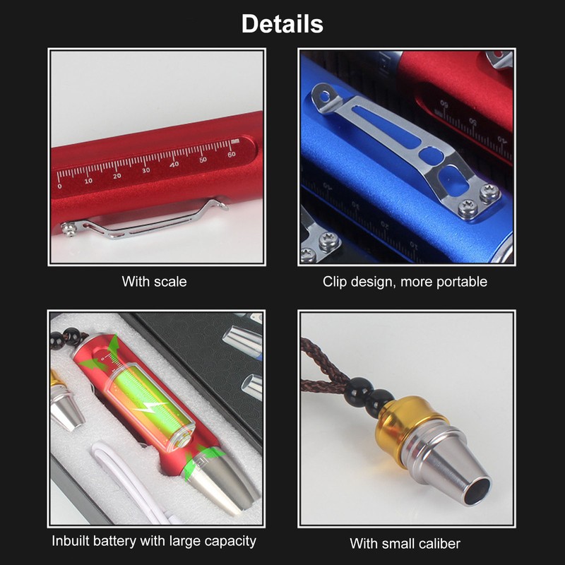 Gemstone Light 4 Light Modes USB Charging Aluminium Alloy Widely