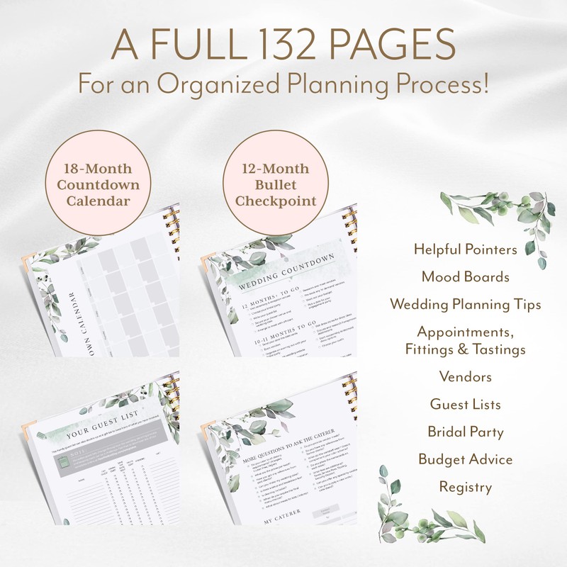 Your Perfect Day Wedding Planner Book and Organizer - Wedding