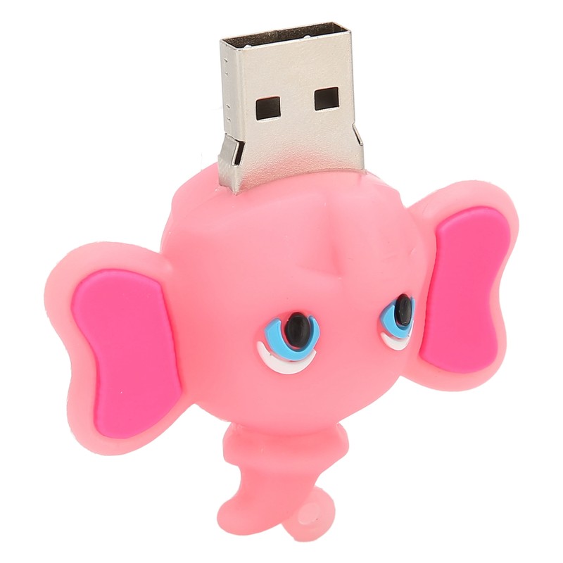 Cartoon U Disk Compatible Optional Memory Cute Elephant Memory Stick