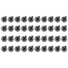VioletLisa 40pc Chrome Body Panel Trim Screw Kit for Chevy