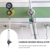 TEHAUX Argon Regulator, Flowmeter Regulator Indicator Nitrogen Purge Regulator with
