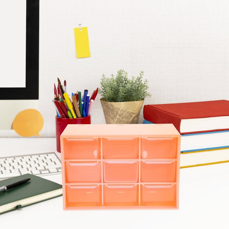 STOBOK 2pcs Desktop Drawer Organizer Box for Office Supplies Sundries