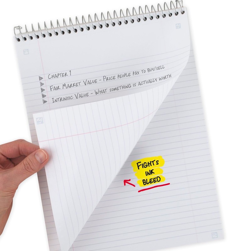 Five Star Top Spiral Notebook + Study App, 1 Subject,