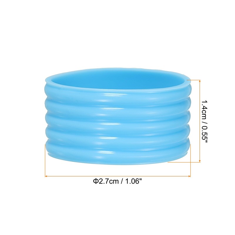 PATIKIL Badminton Racket Handle Grip Ring, 8 Pack Racquet Fix