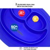 Bberizos| Plato Antideslizante Cuchara Suave Encías Set Alimentación de Silicona