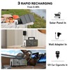 MARBERO 118Wh Solar Generator with Telescopic Camping Lights 32000mAh 160W