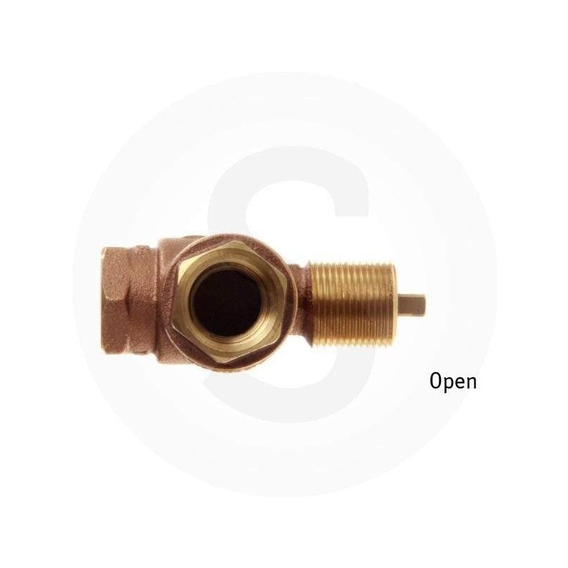 HPC Fire 3/4-Inch Angled Gas Fire Pit Shut Off Valve