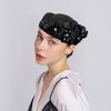 European and American Retro British Felt Headscarf hat Women's Church