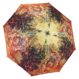 Galleria Reverse Close Folding Umbrella, The Artist's House from the Rose Garden
