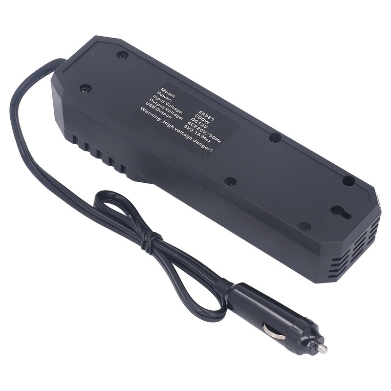 Car Power Inverter 200W 12V to PWM Modified Sine Wave