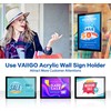 VAIIGO Acrylic Sign Holder 8.5x11 Wall Mount - 5 Pack