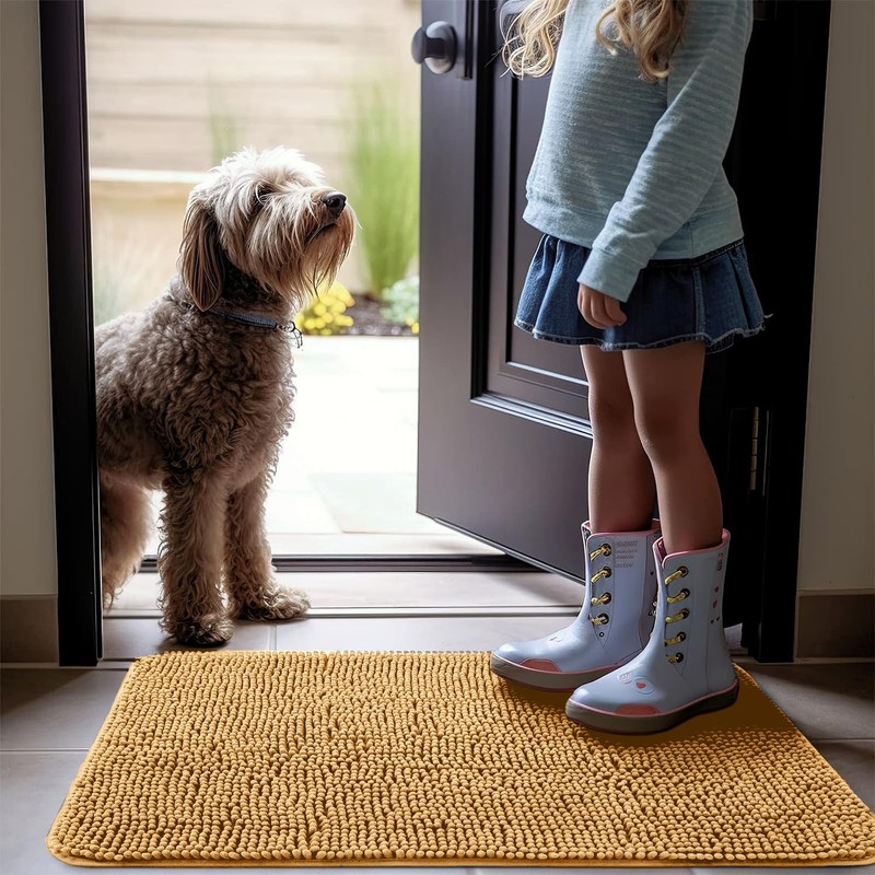 flintronic Non-Slip Bath Mat, 50 * 80 cm Chenille Bath