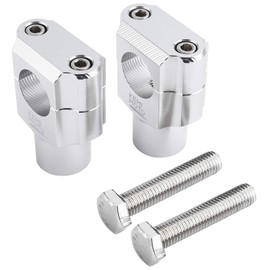 KEMIMOTO 1 Inch Motorcycle Handlebar Risers, Aluminum Alloy Motorcycle Risers, Compatible with Sportster Softail Dyna V-star Shadow, Universal Motorcycle Accessories