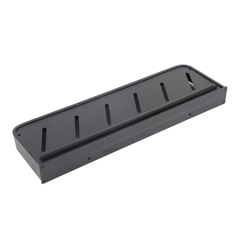 40cm Bathroom Storage Shelf Black Aluminum Wall Mounted Floating Shelves